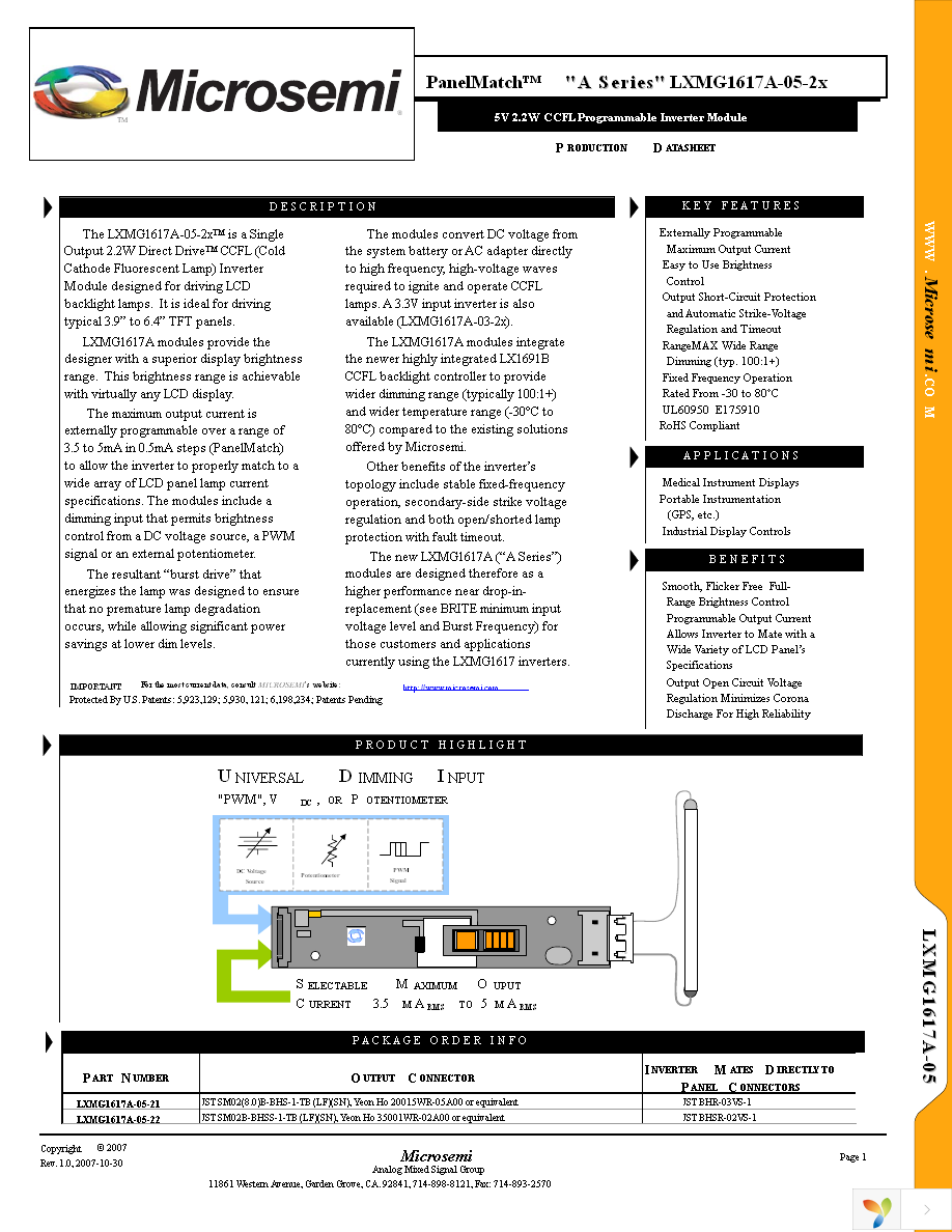 LXMG1617A-05-21 Page 1