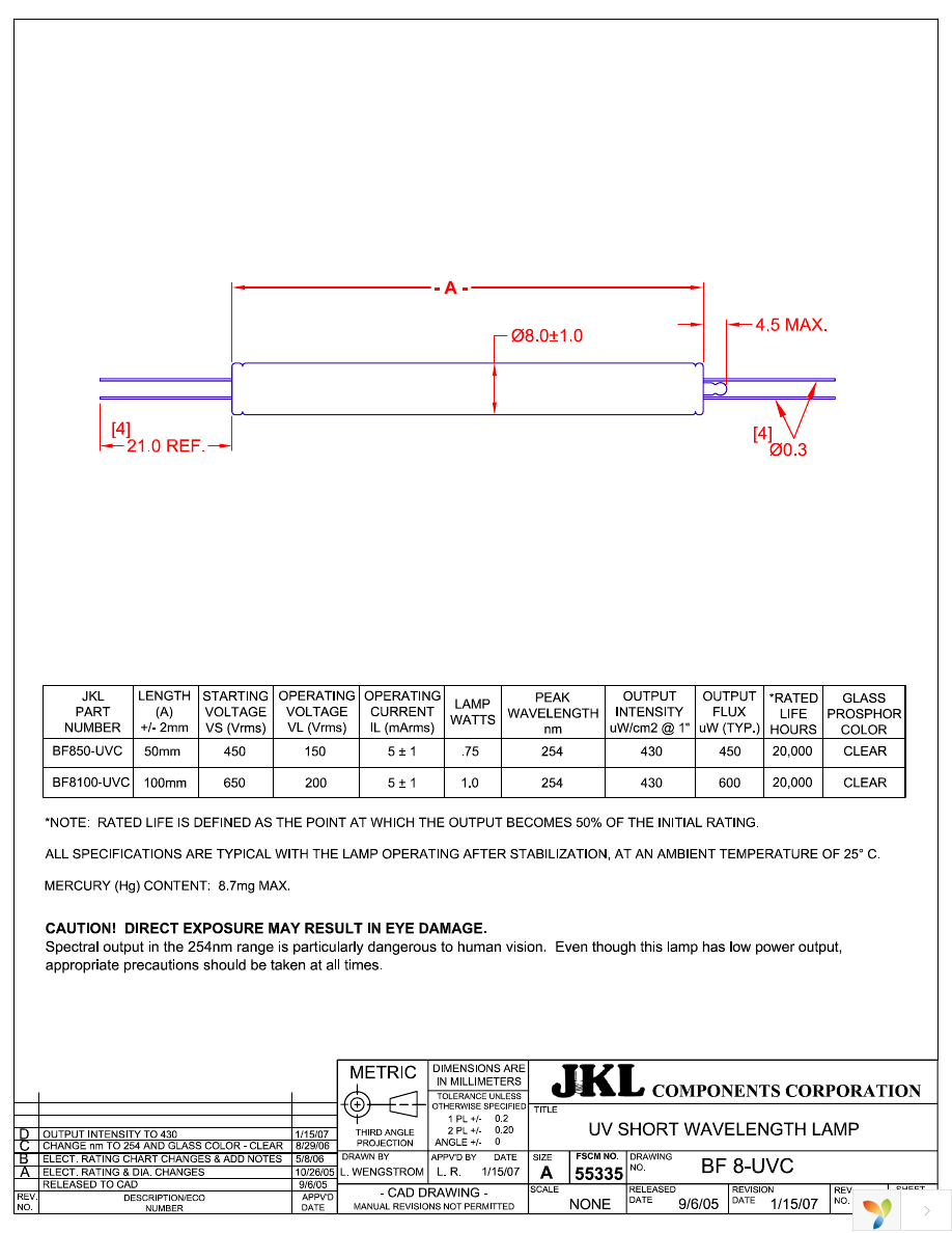 BF8100-UVC Page 1