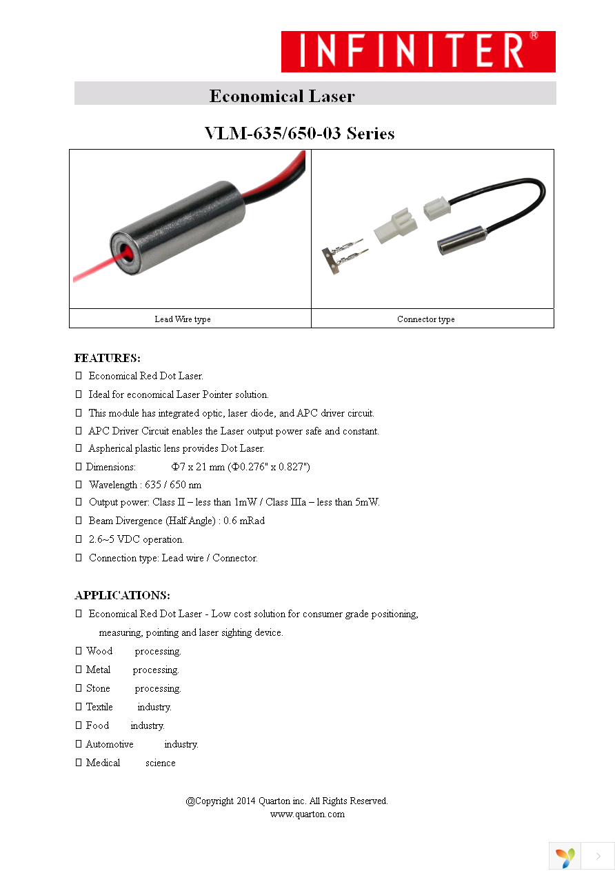 VLM-650-03-LPA Page 1