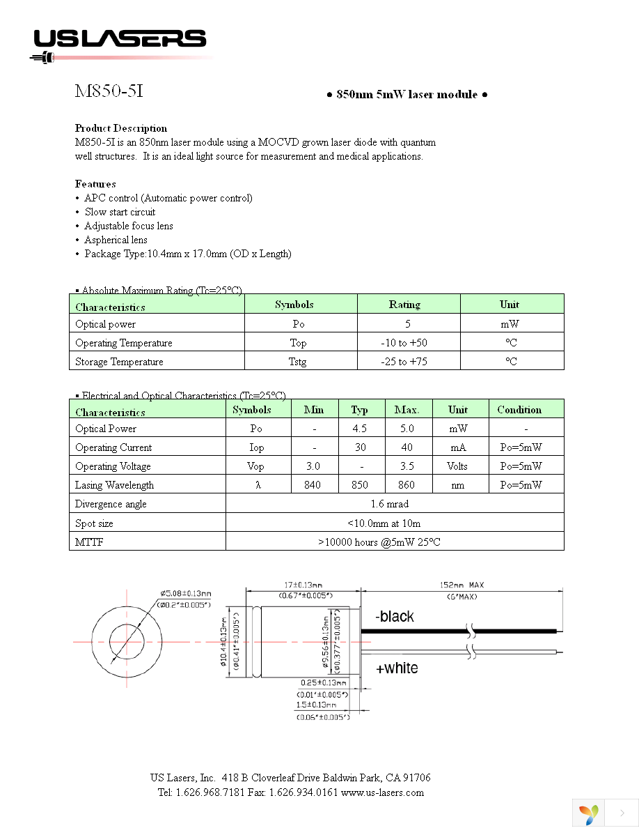 M8505I Page 1