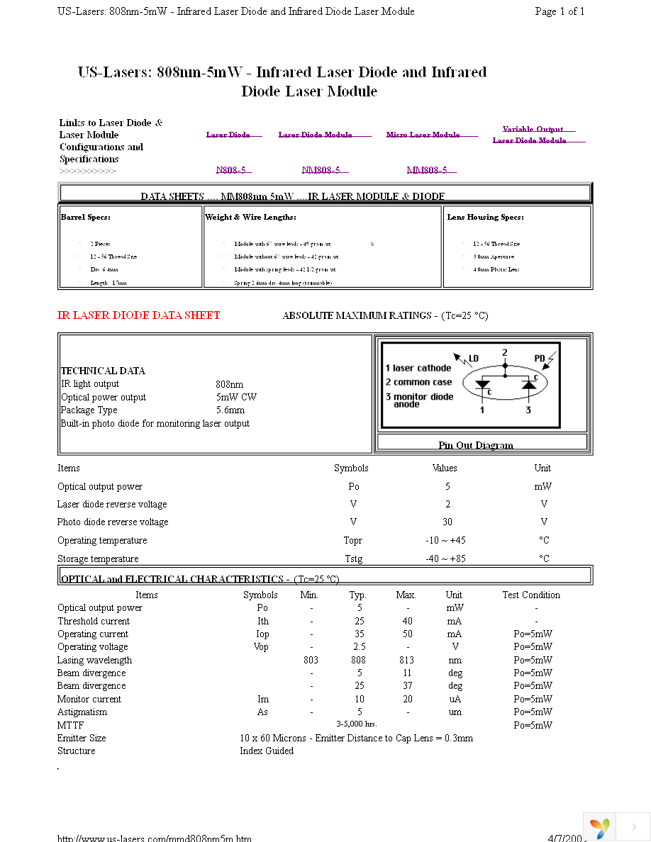 MM8085I Page 1