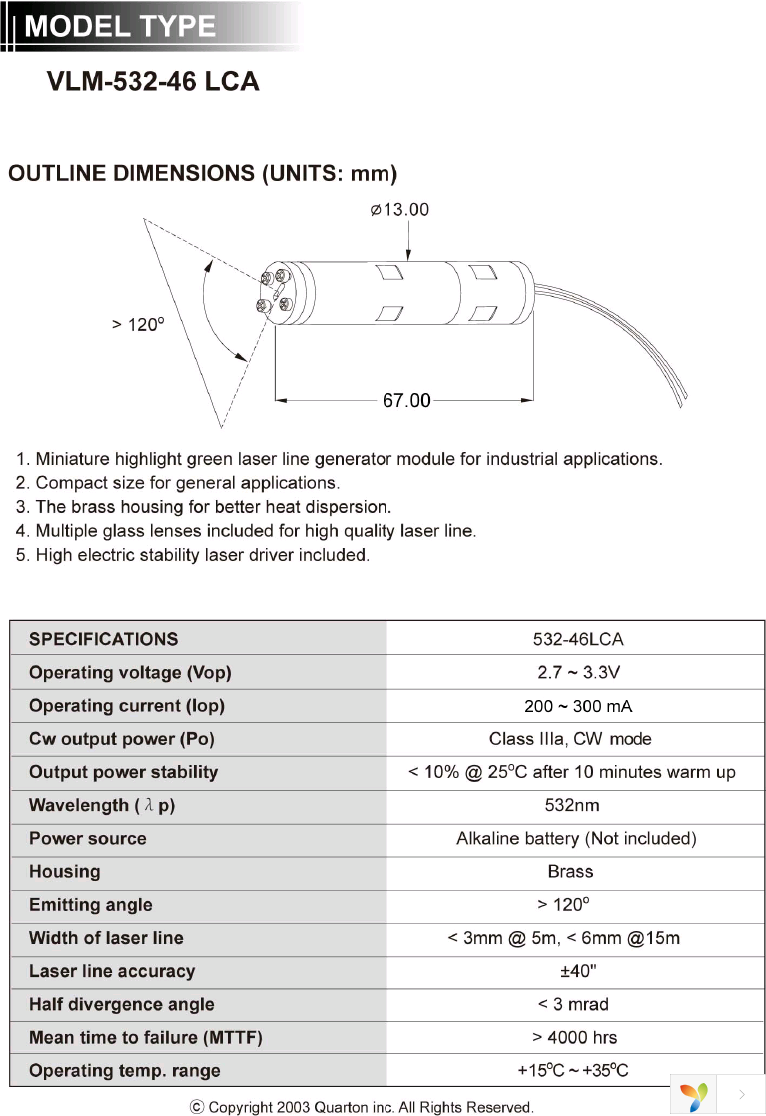 VLM-532-46-LCA Page 1