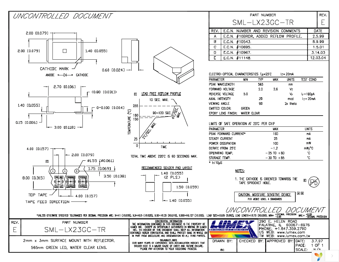 SML-LX23GC-TR Page 1