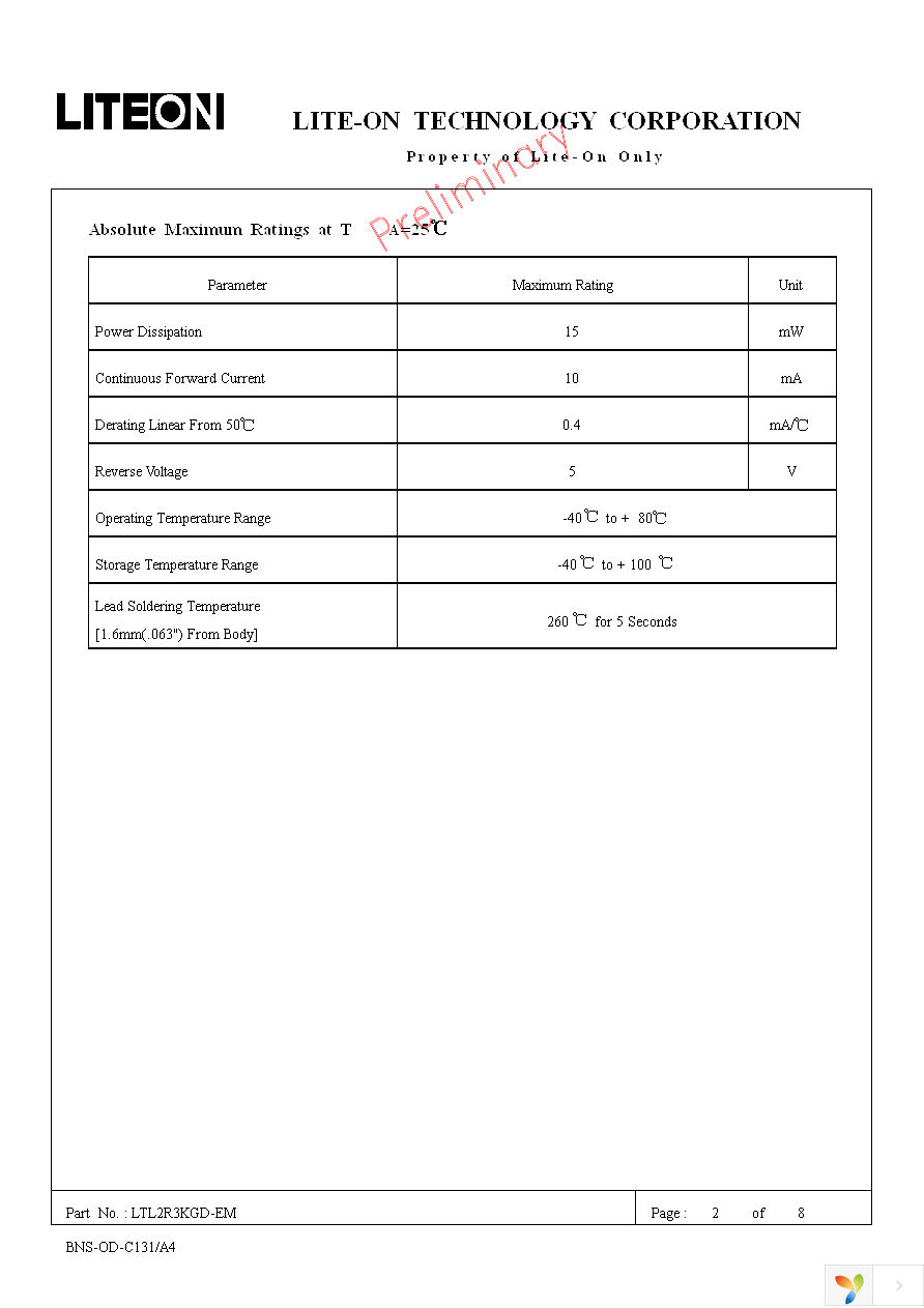 LTL2R3KGD-EM Page 2