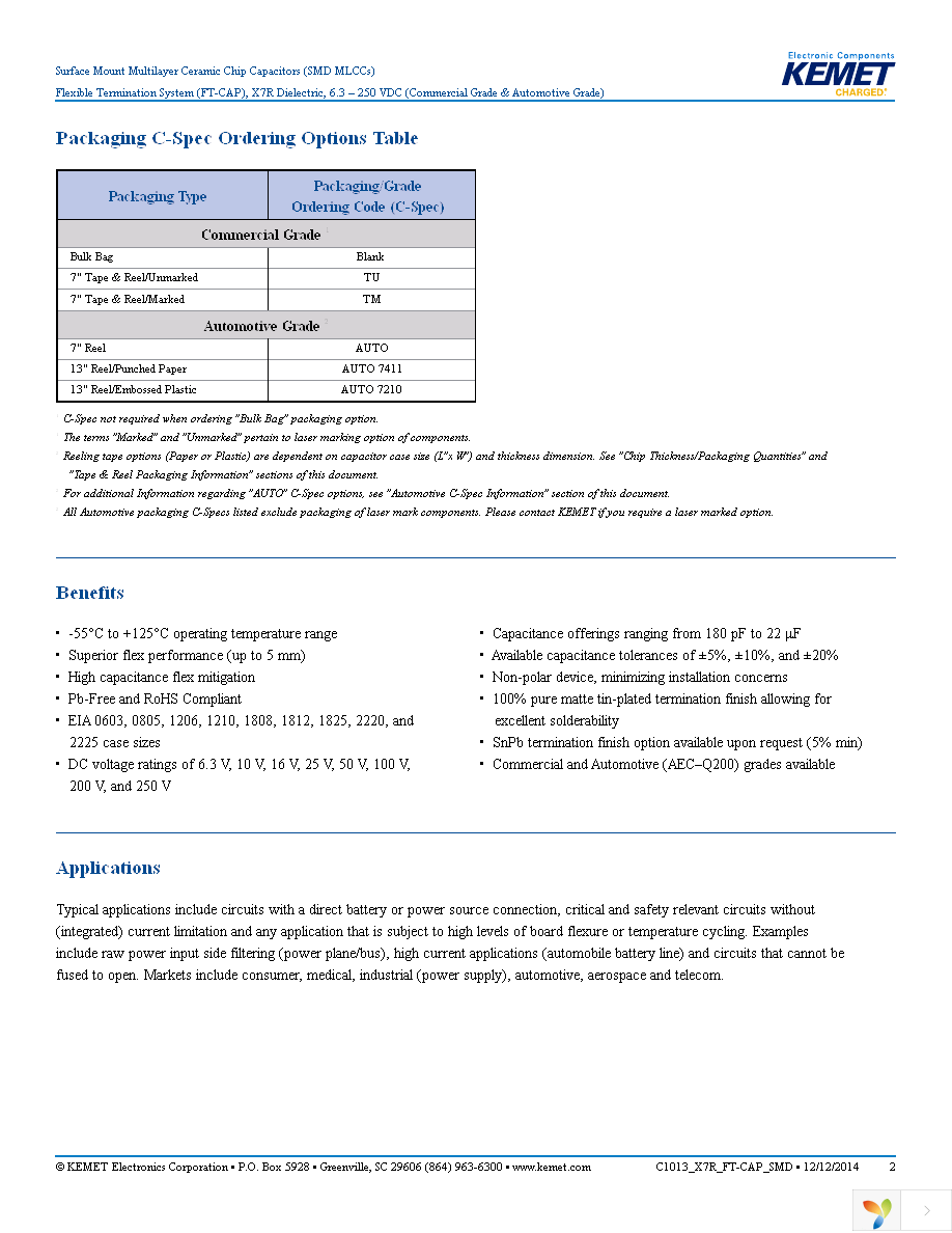 C2220X156K5RACTU Page 2