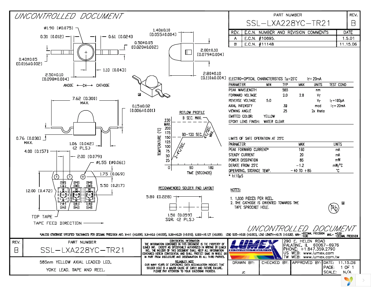 SSL-LXA228YC-TR21 Page 1