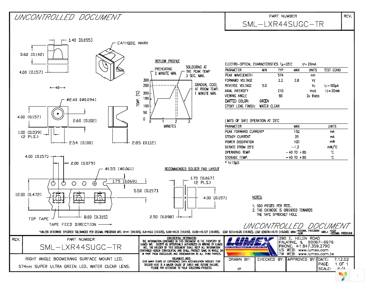 SML-LXR44SUGC-TR Page 1