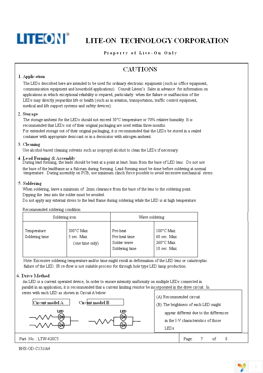 LTW-420C5 Page 7