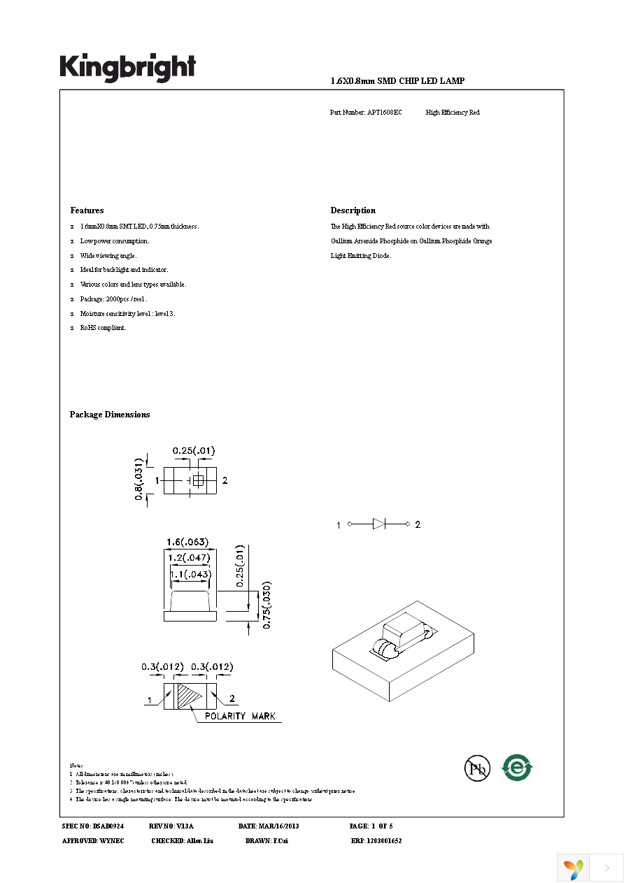 APT1608EC Page 1