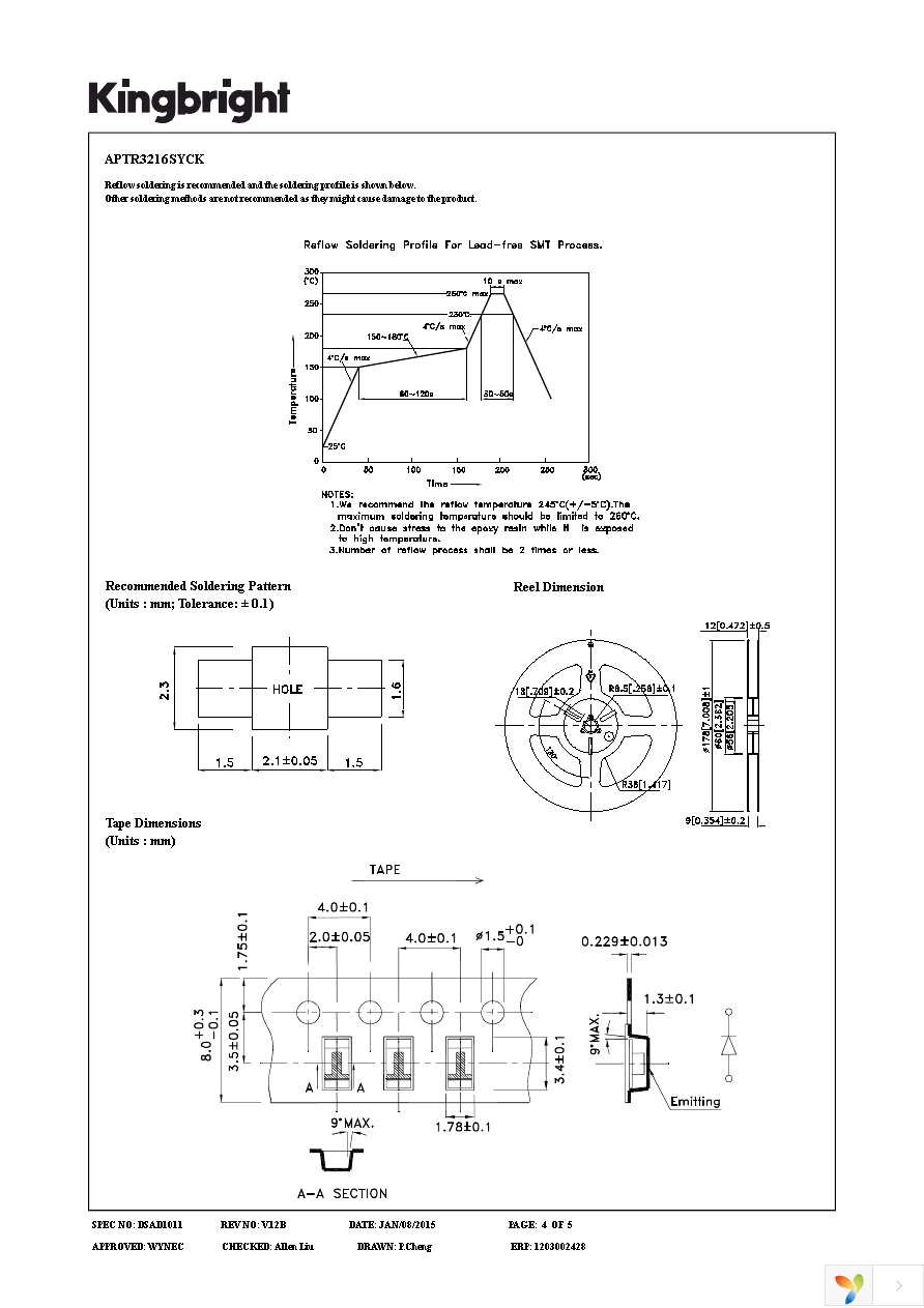 APTR3216SYCK Page 4