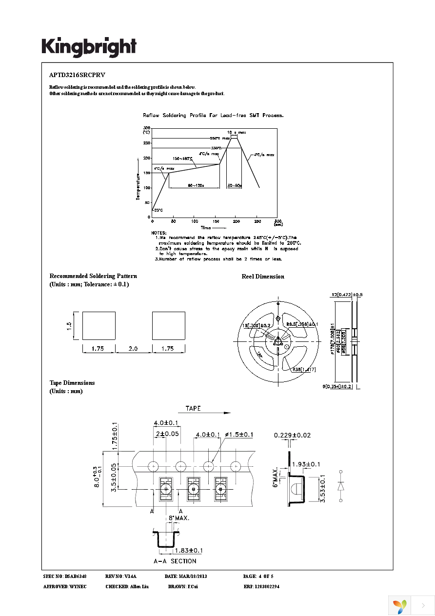 APTD3216SRCPRV Page 4