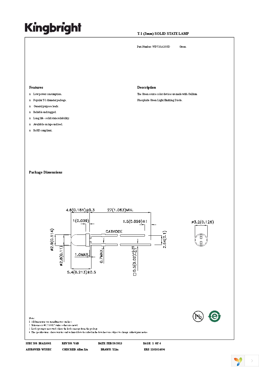 WP710A10GD Page 1