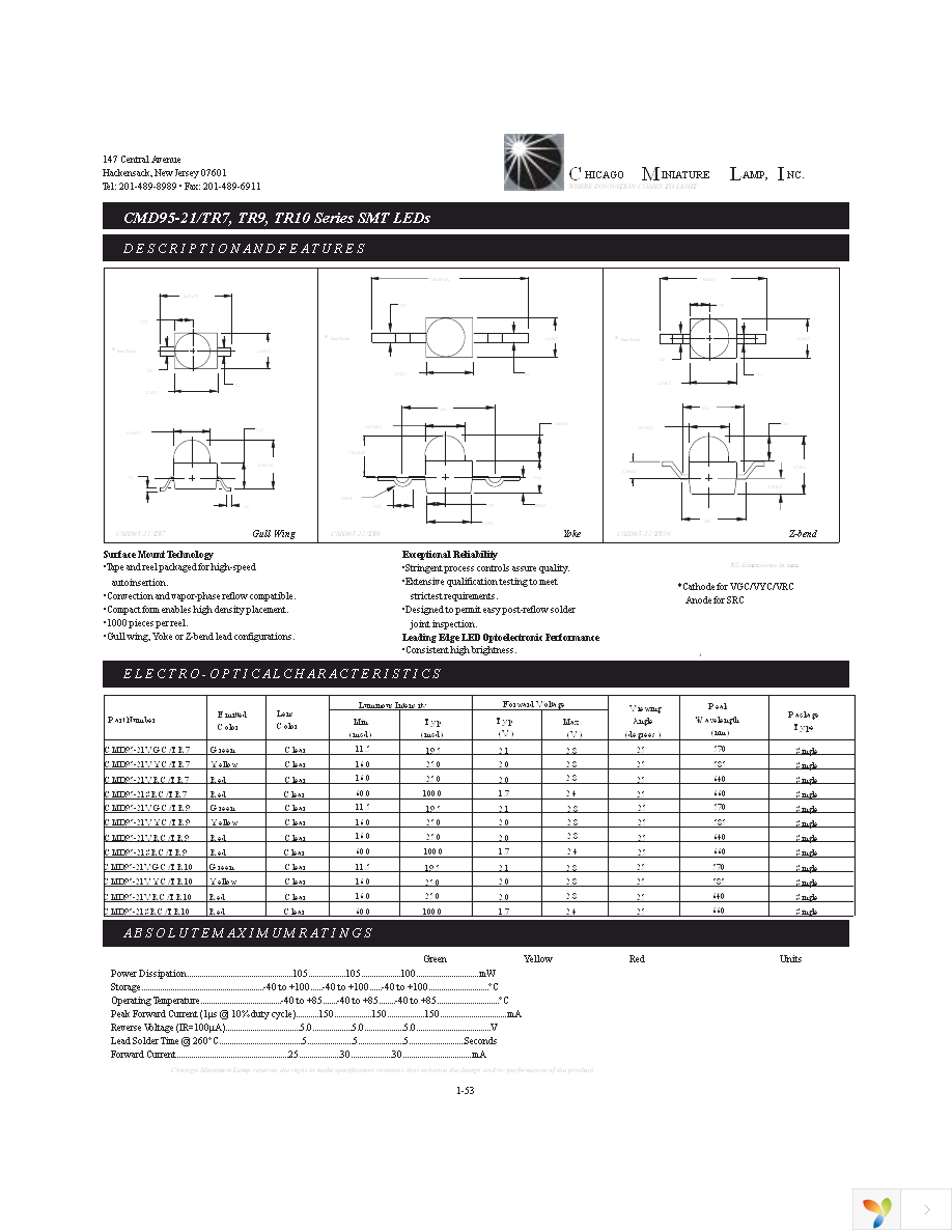 CMD95-21VGCTR10 Page 1