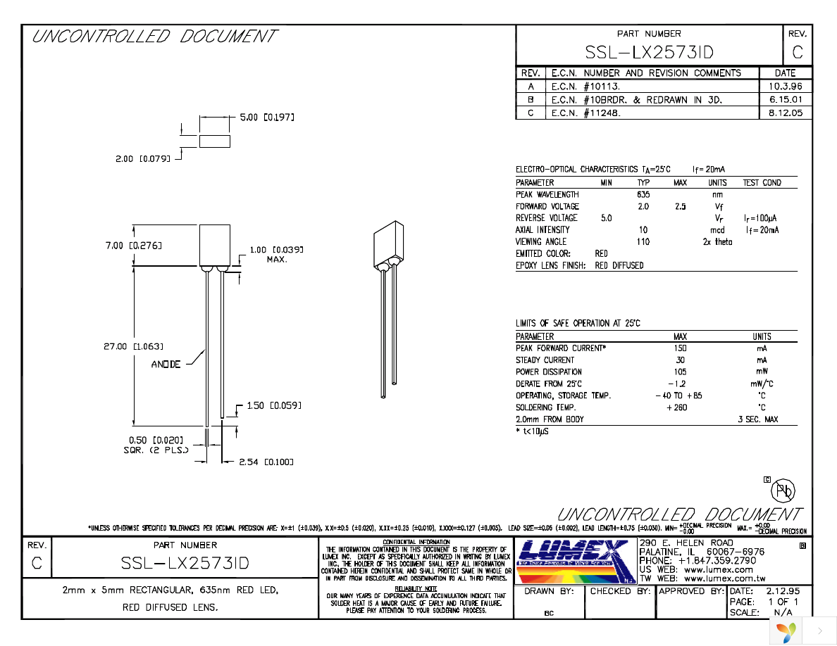 SSL-LX2573ID Page 1