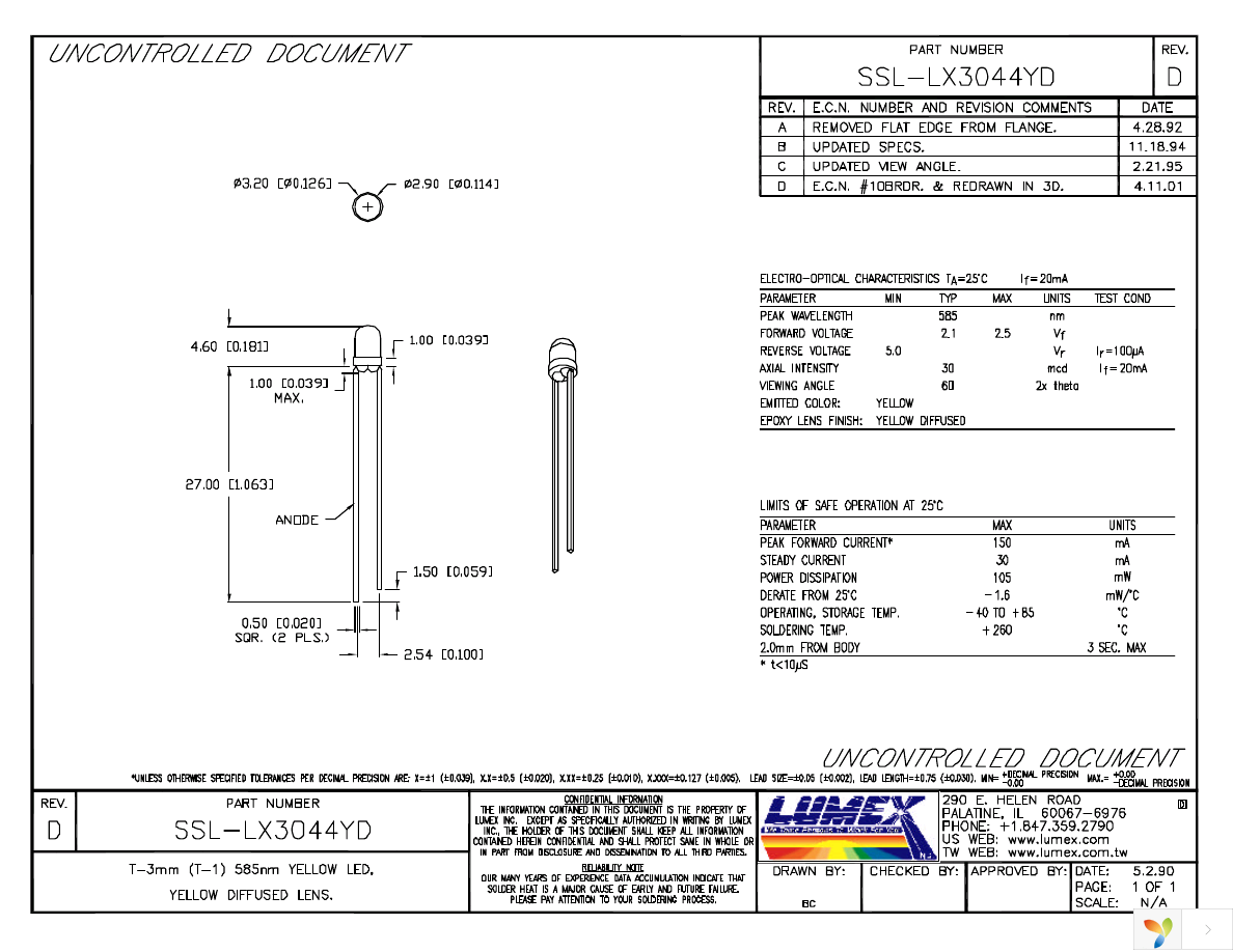 SSL-LX3044YD Page 1