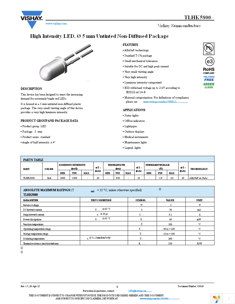 TLHK5800 Page 1