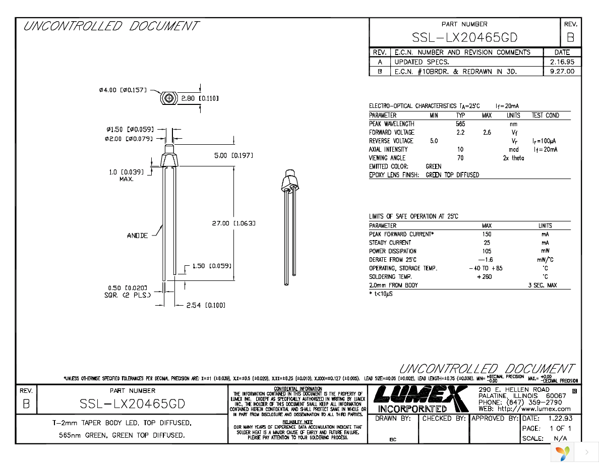 SSL-LX20465GD Page 1