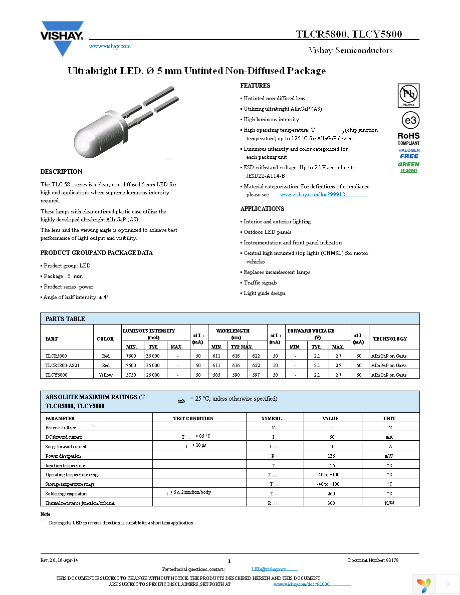 TLCY5800 Page 1