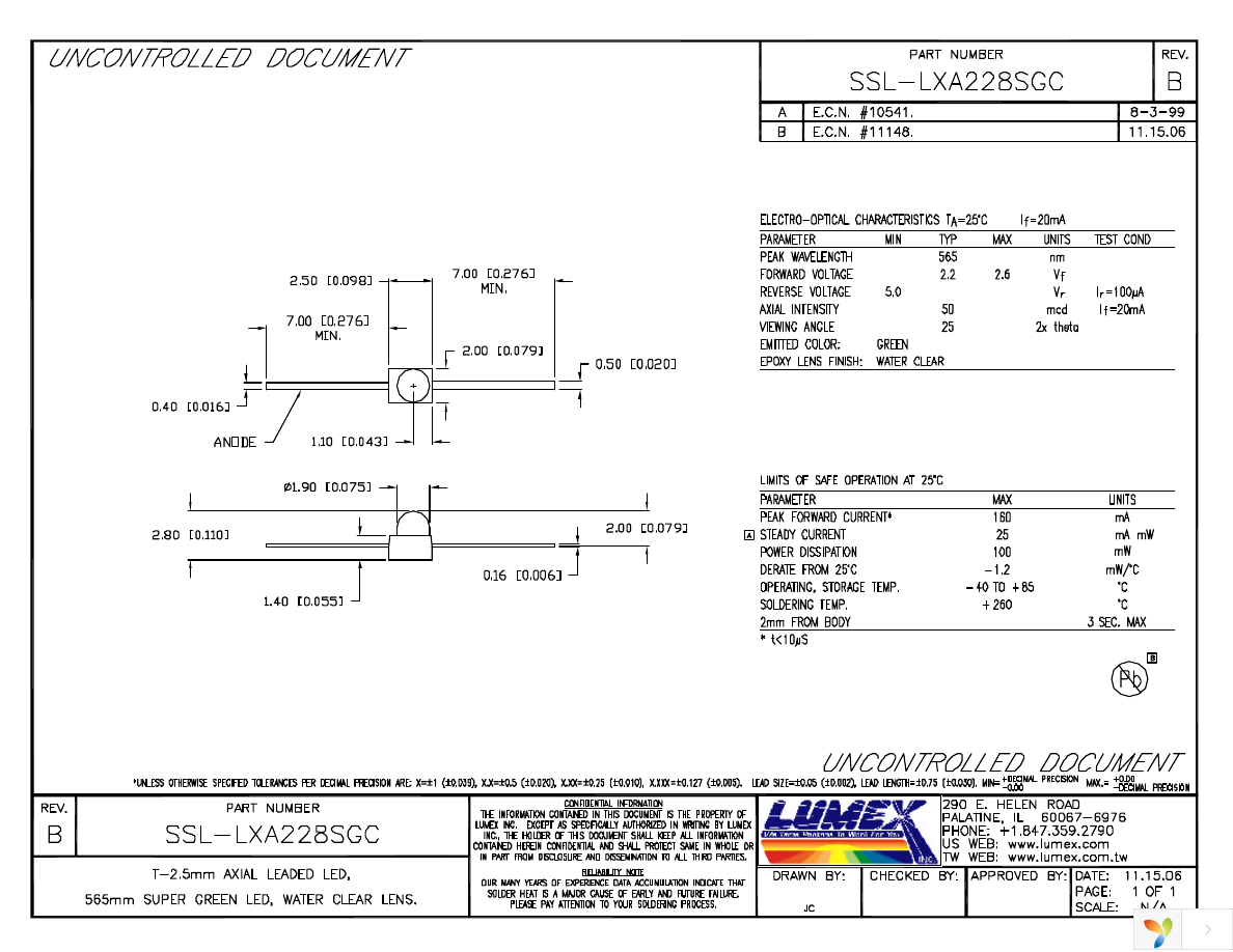 SSL-LXA228SGC Page 1