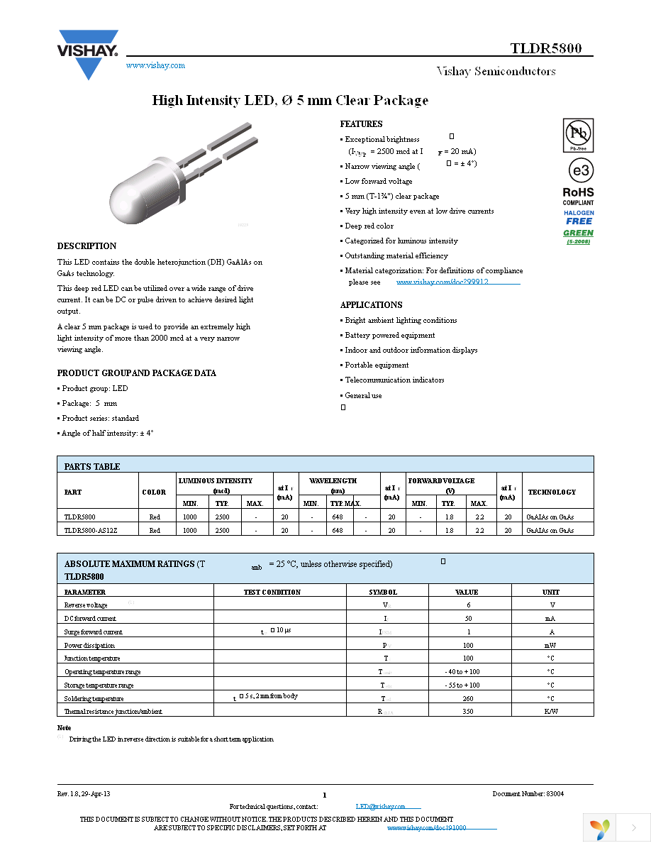 TLDR5800 Page 1