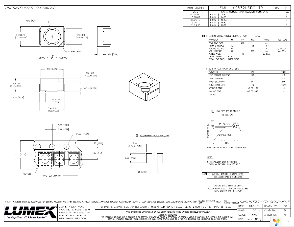 SML-LX2832USBC-TR Page 1