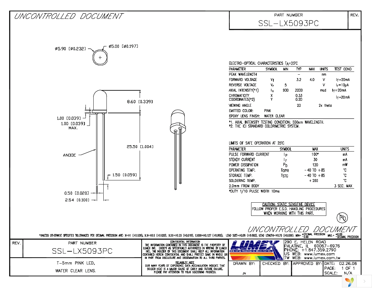 SSL-LX5093PC Page 1