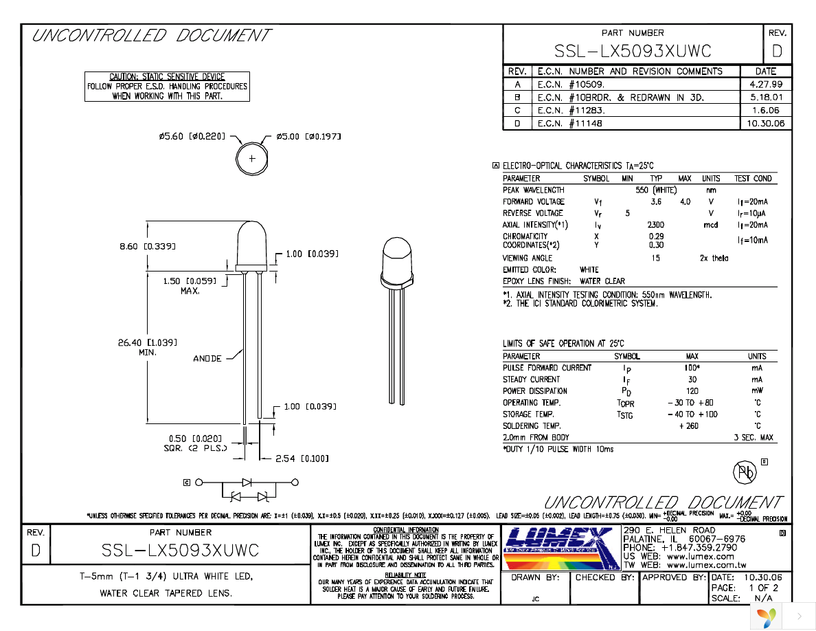 SSL-LX5093XUWC Page 1