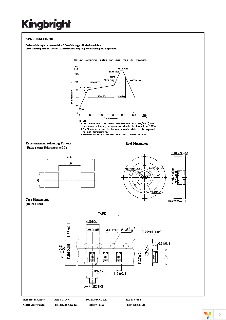 APL3015SECK-F01 Page 4