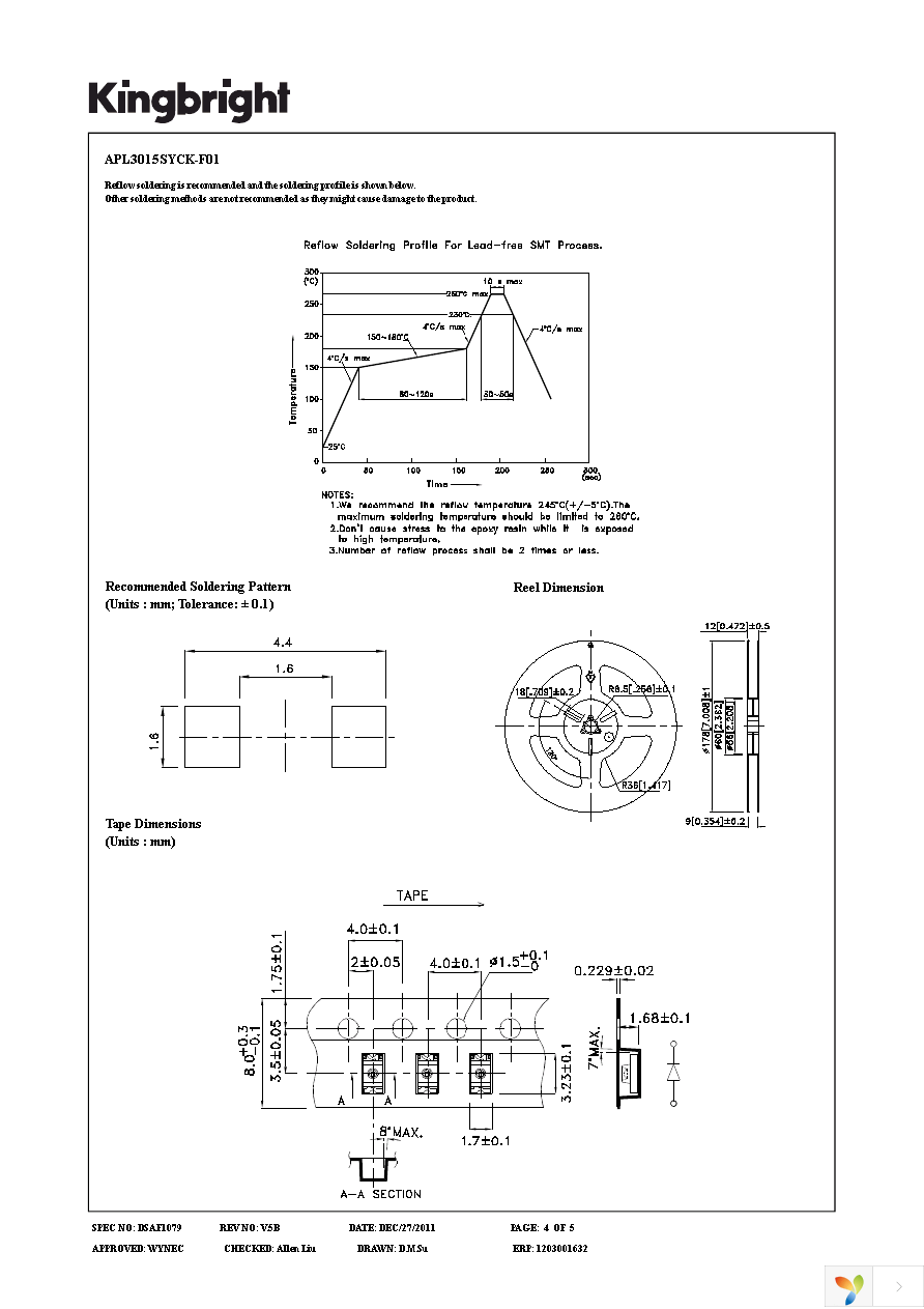 APL3015SYCK-F01 Page 4