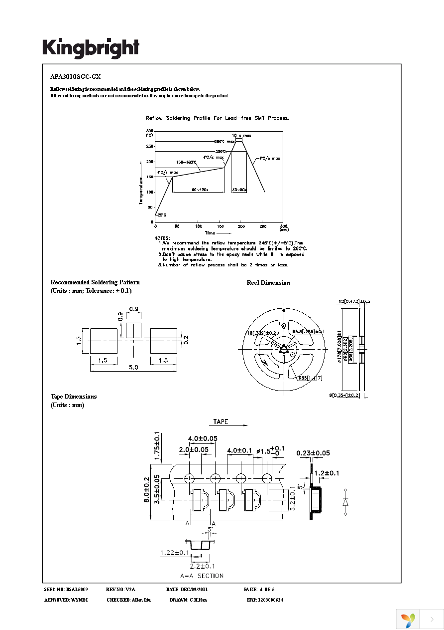 APA3010SGC-GX Page 4