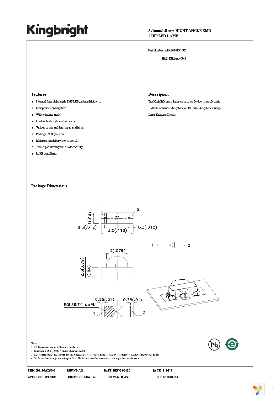 APA3010EC-GX Page 1