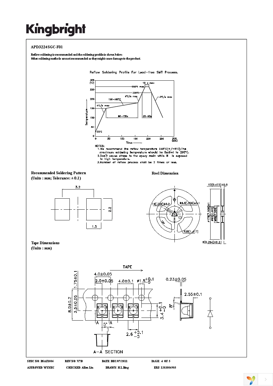 APD3224SGC-F01 Page 4