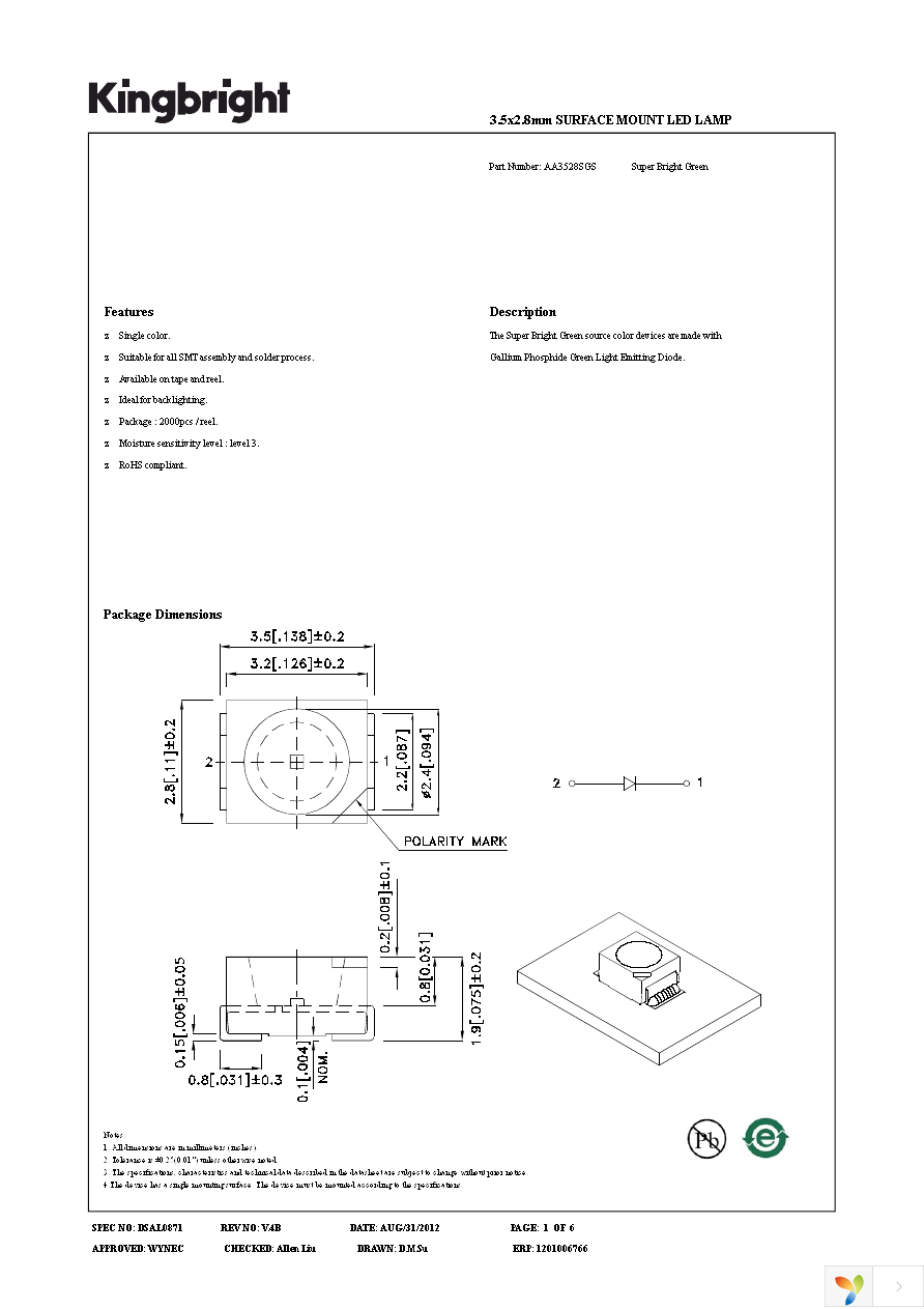 AA3528SGS Page 1