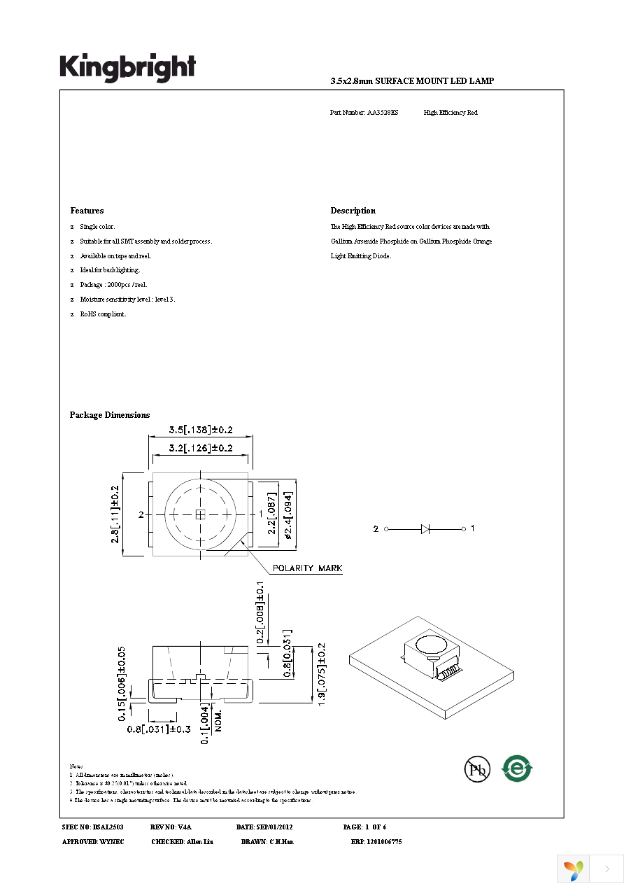 AA3528ES Page 1