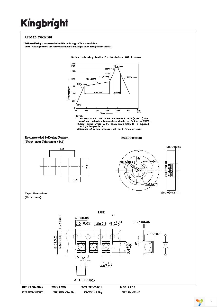 APD3224CGCK-F01 Page 4