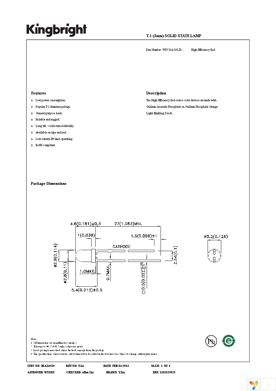 WP710A10LID Page 1