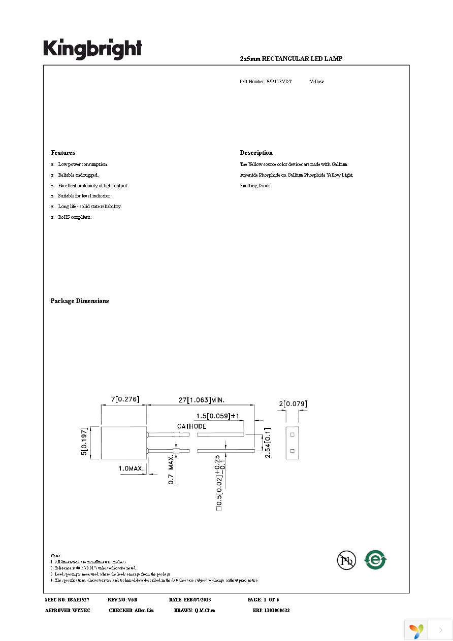 WP113YDT Page 1