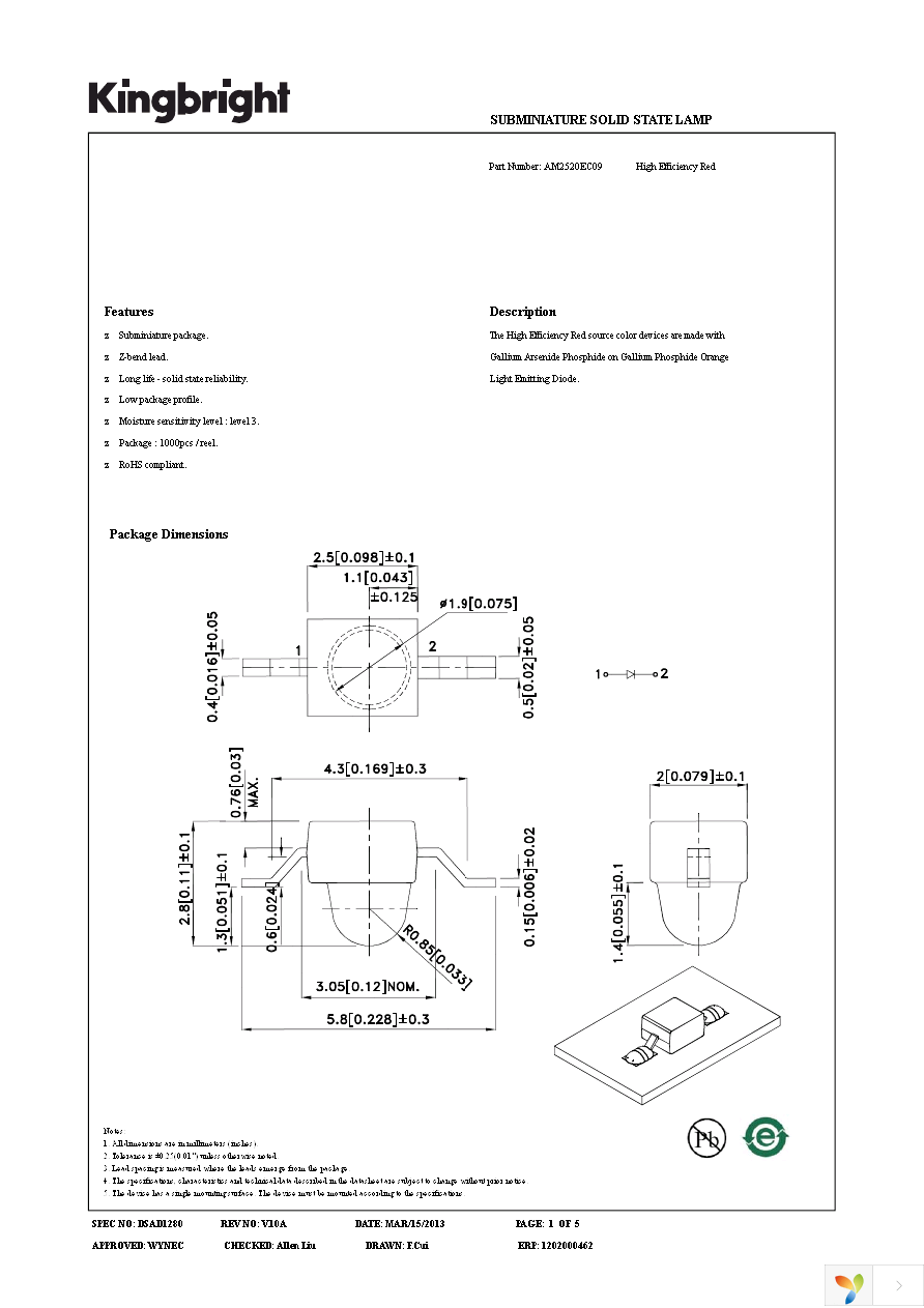 AM2520EC09 Page 1