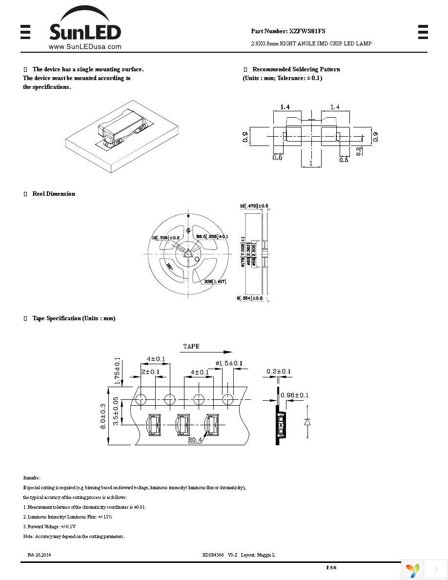 XZFWS81FS Page 5