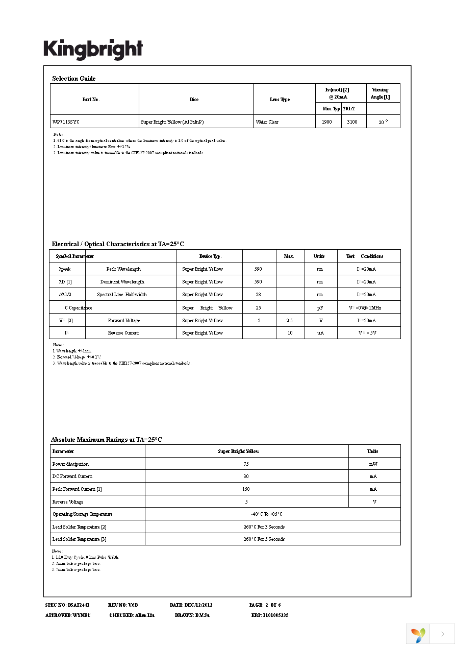 WP7113SYC Page 2