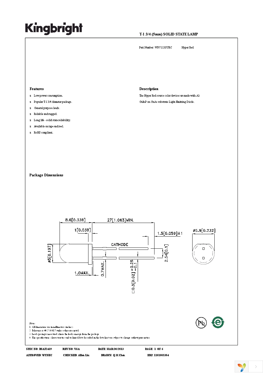 WP7113SURC Page 1