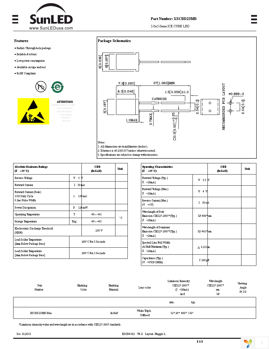 XSCBD23MB Page 1