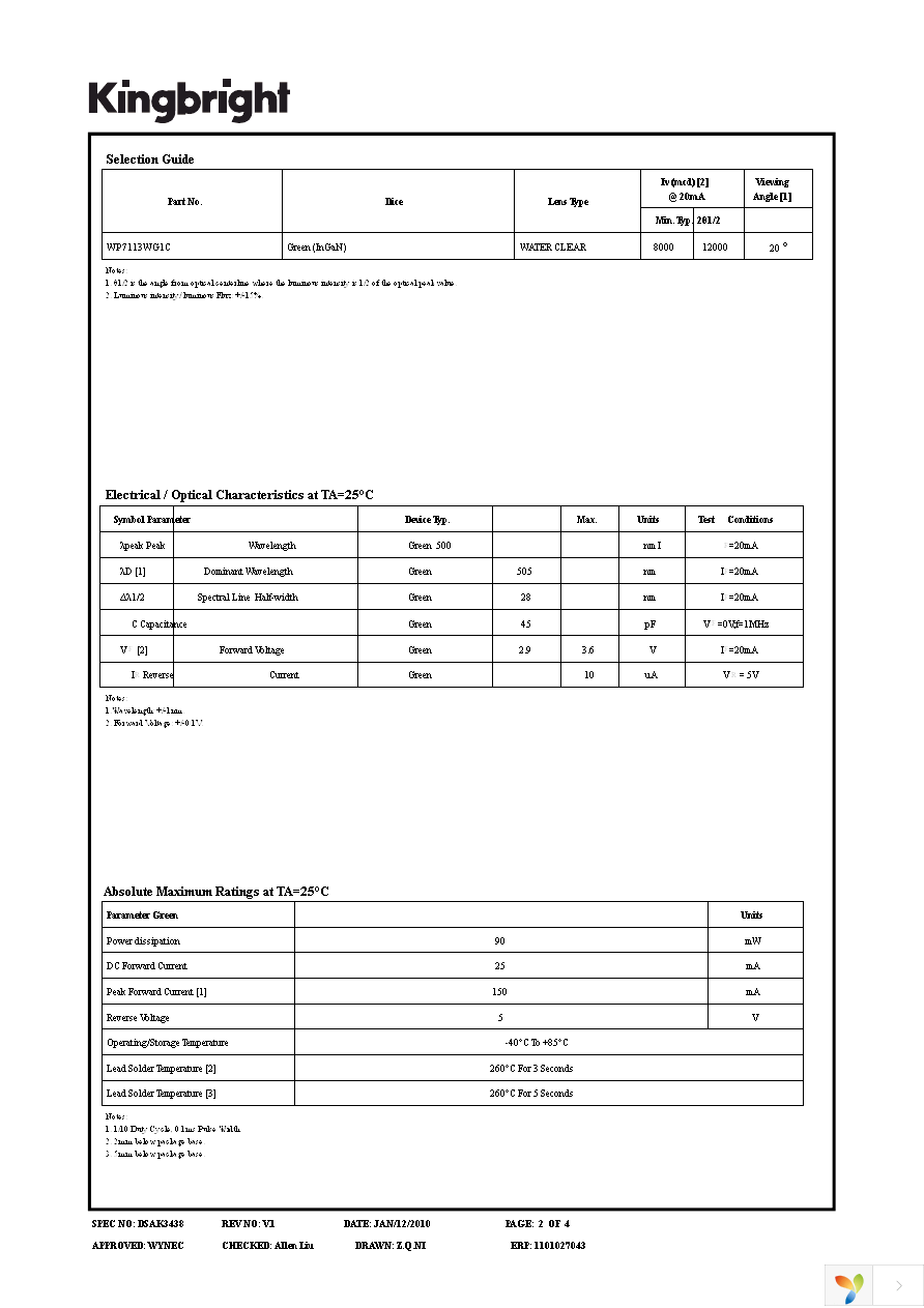 WP7113WG1C Page 2