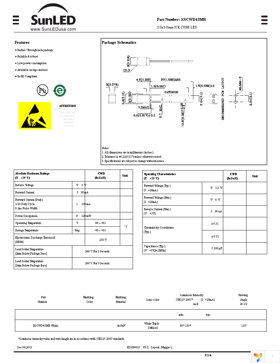 XSCWD43MB Page 1