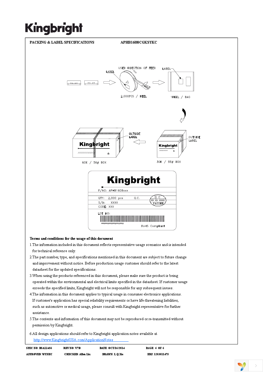 APHB1608CGKSYKC Page 6