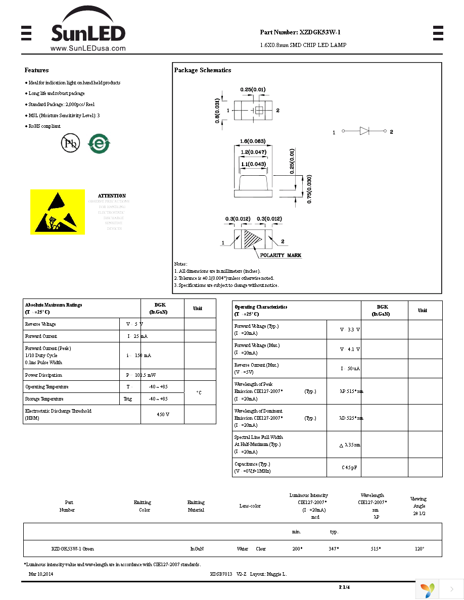 XZDGK53W-1 Page 1