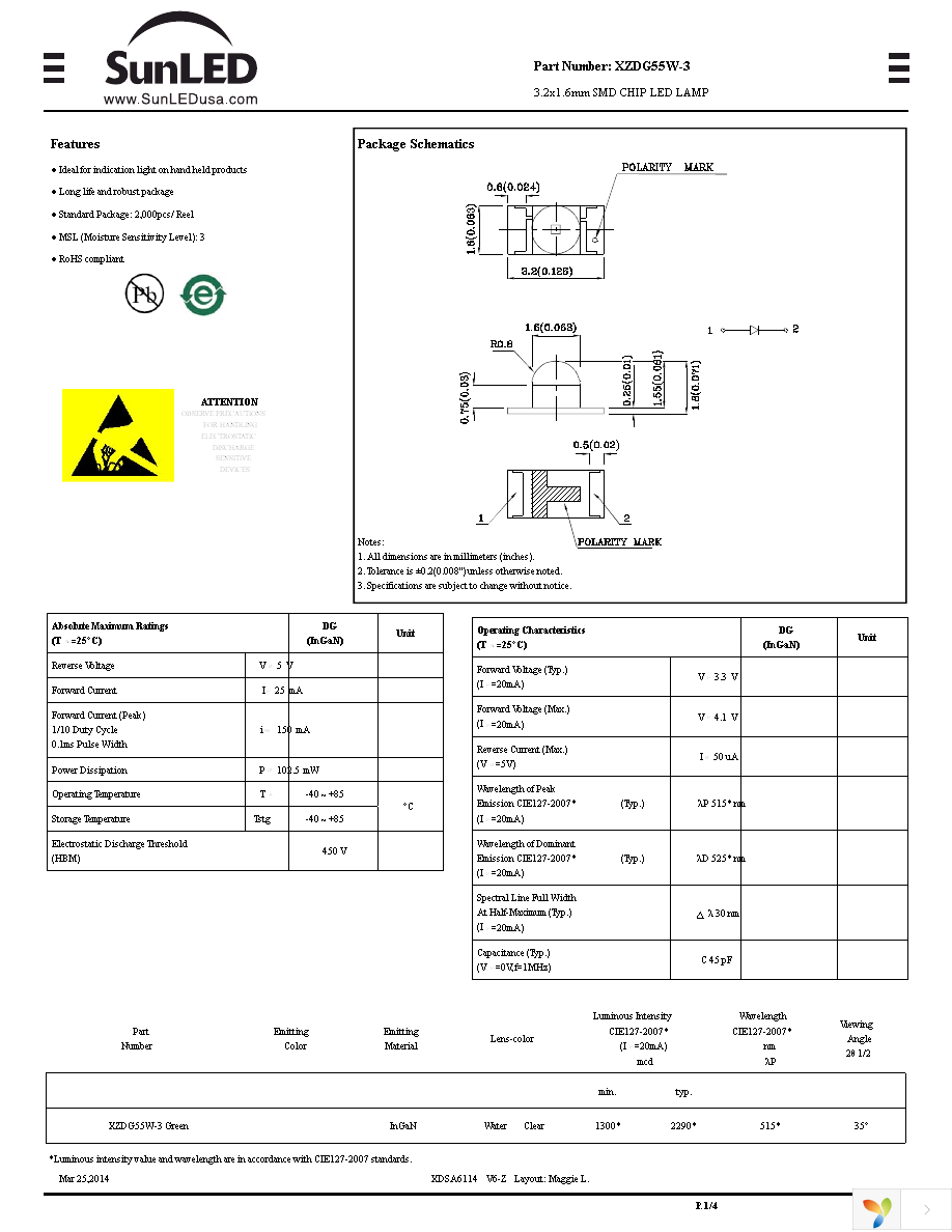 XZDG55W-3 Page 1