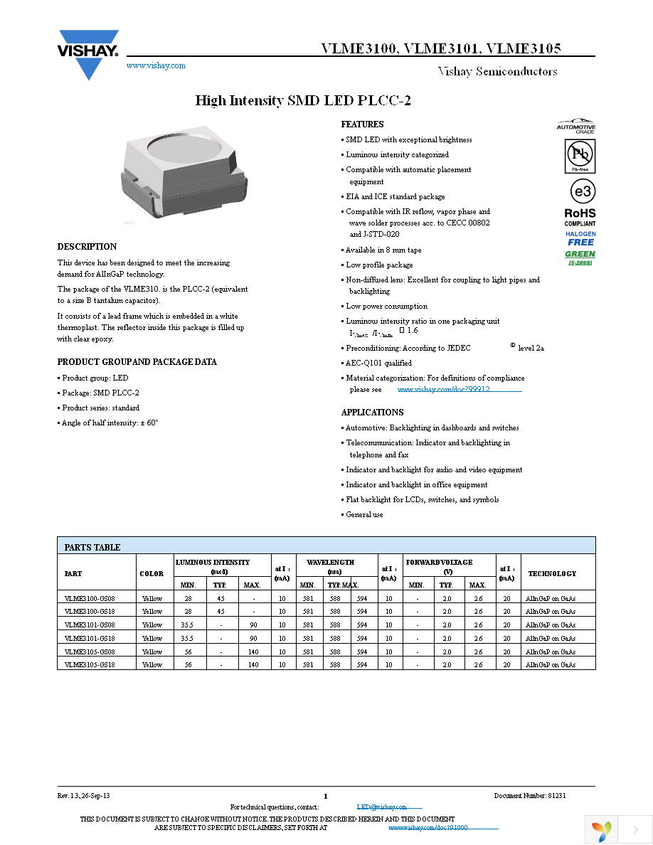 VLME3100-GS08 Page 1