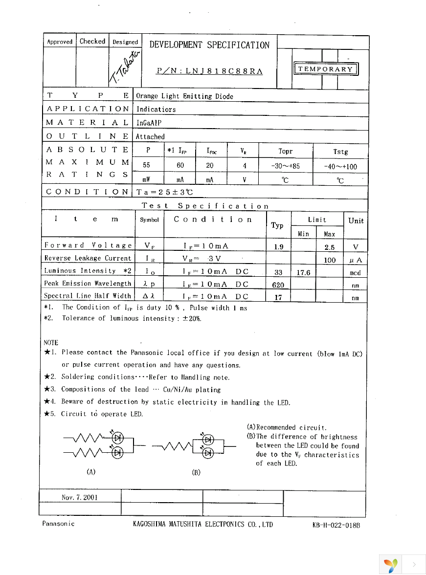 LNJ818C88RA Page 1