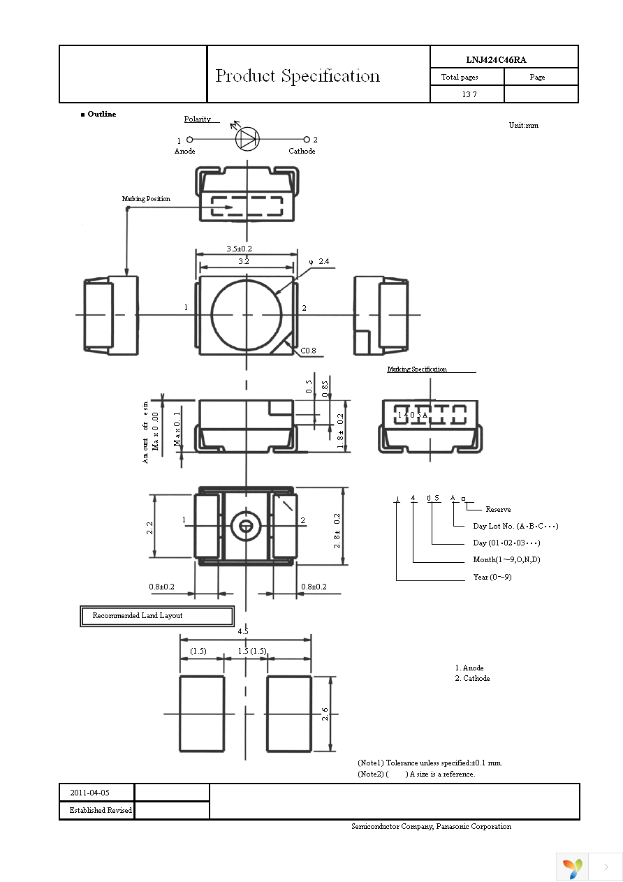 LNJ424C46RA Page 7